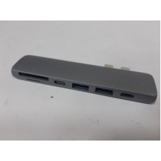 USB hub Satechi Aluminum Type-C Pro Hub Adapter Space Gray