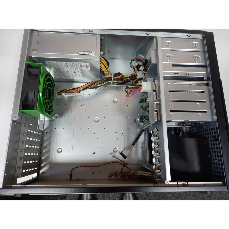 Used Tower server case Supermicro CSE-733, 426x531x178mm, EATX, 4x3.5" hot-swap, 655W