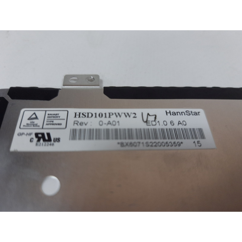 Used Matrix 10.1" HannStar HSD101PWW2-A01 (1280x800) IPS for Asus TF201 tablet