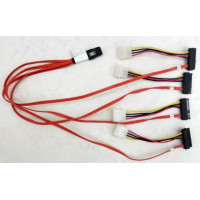 БУ Кабель LSI mini SAS to 4 x SATA 0.7m (SFF-8087 to 4 x SFF-8482)