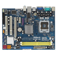 БУ Материнская плата s775, ASRock G31M-GS (2xDDR2, Intel G31, PCI-Ex16x1, VGA, microATX)