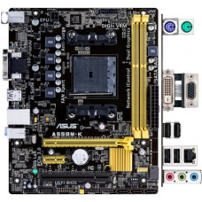 Used Motherboard sFM2+, ASUS A558M-K (2xDDR3, AMD A55, PCI-Ex16x1, VGA, DVI, microATX)
