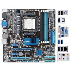 Used Motherboard sAM3, ASUS M4A88T-M/USB3 (4xDDR3, AMD 880G, VGA, DVI, HDMI, microATX)