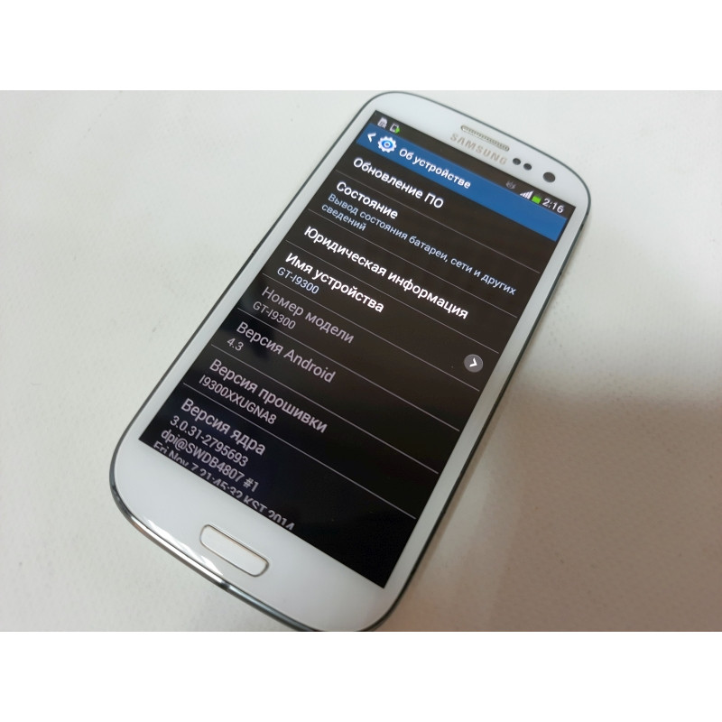 БУ Смартфон 4.8" Samsung Galaxy S3 (GT-I9300) White