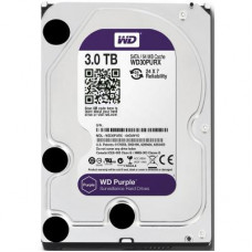 Used hard drive 3 TB Western Digital (3.5", 5400 rpm, 64 MB, SATAIII, WD30PURZ)