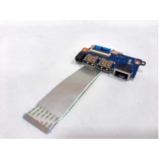 Used Original Audio, LAN, USB board HP ProBook 470 G4 with cable (DA0X83TB6F0 REV: F)