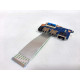 Used Original Audio, LAN, USB board HP ProBook 470 G4 with cable (DA0X83TB6F0 REV: F)