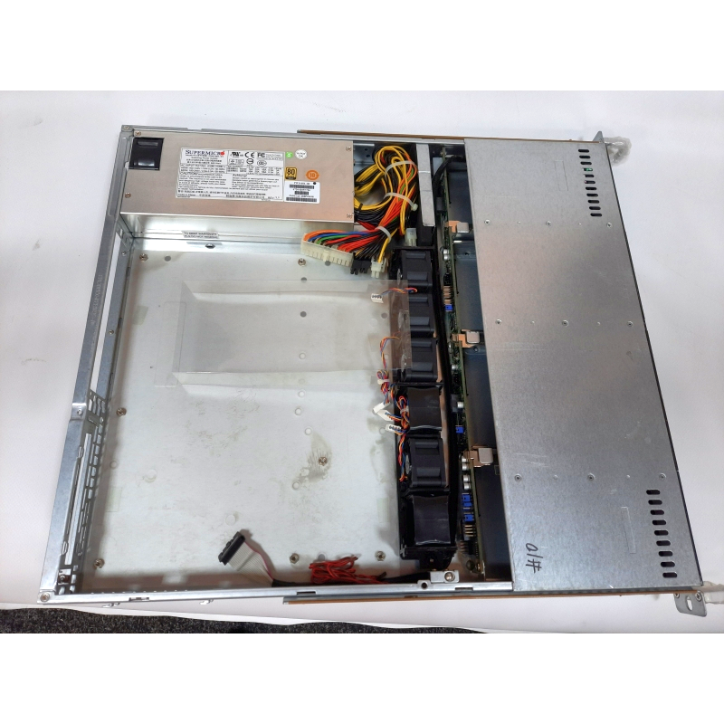 БУ Корпус для сервера 1U Supermicro CSE-813M (4x3.5") 437x503x43мм, ATX, 520W