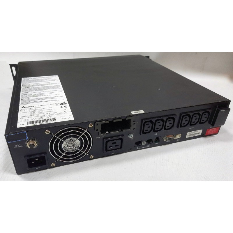 БУ ДБЖ безперервної дії (Online) Delta GA2000R 2000VA 1600W, 2U Rack (GES202R200035) без АКБ