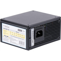 Used Mini 400 W Vinga power supply, 24+4 pin, video card power supply - No, 80 mm, mATX, VmPS-400-120