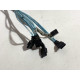БУ Кабель Supermicro CBL-0097L-02, mini SAS to 4 x SATA 0.5m (SFF-8087 to SATA)
