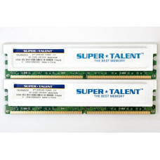 БУ Оперативная память 4 ГБ, DDR2 (набор 2+2) для ПК, Super Talent (800 МГц, 1.8 В, CL5, T8UX4GC5)