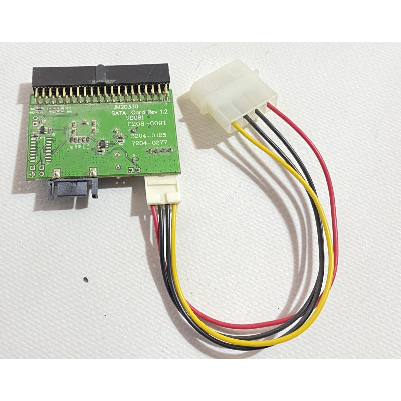 Controller IDE (PATA) to SATA, power supply MOLEX