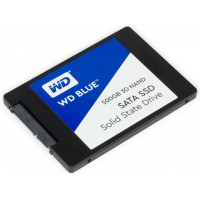 Used SSD drive 500 GB Western Digital (2.5", 3D NAND (TLC), SATAIII, WDS500G2B0A)