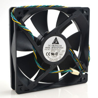 БУ Вентилятор Delta 12CB-3BN-F1 (3400об/хв, 46.5 дБ, 4pin, DC 12V, 0.8A 120x120x25)