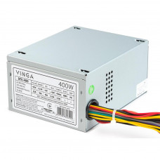 БУ Блок питания 400 Вт Vinga, 24+4 pin, питание видеокарты - Нет, 80 мм, mATX, SFX-400