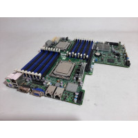 БУ Материнська плата Supermicro H8DGU-F, 2 x 8-core sG34 Opteron 6136, 16xDDR3, PCIe x16, 2, EATX