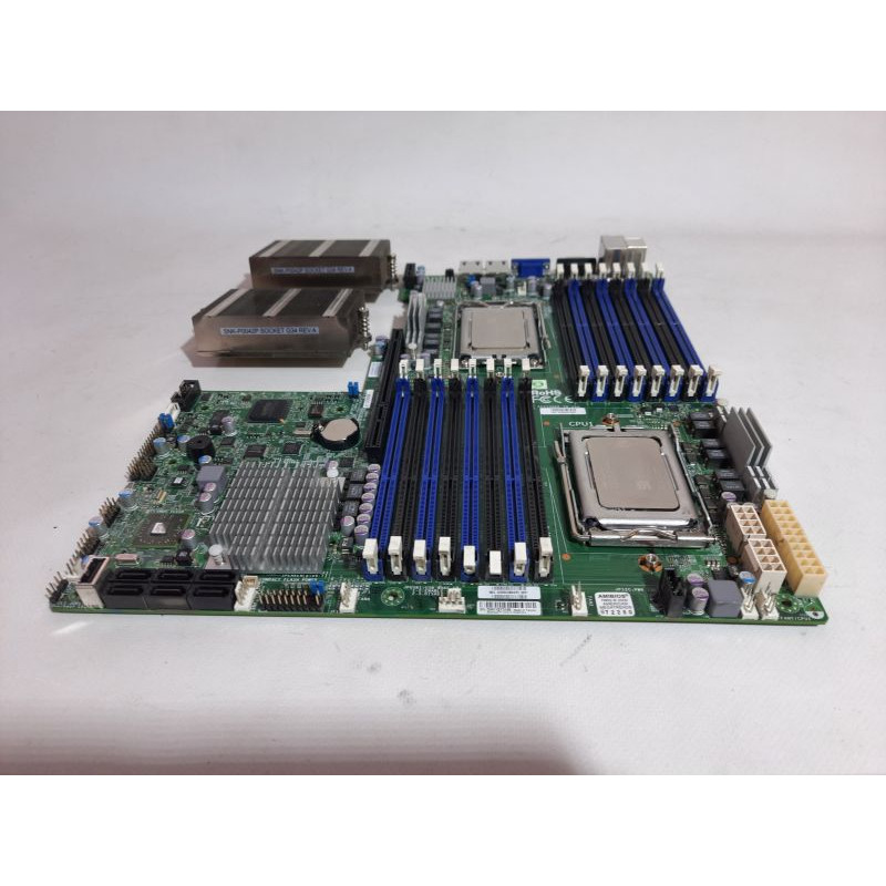 БУ Материнська плата Supermicro H8DGU-F, 2 x 8-core sG34 Opteron 6136, 16xDDR3, PCIe x16, 2, EATX