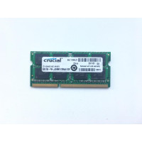 БУ Оперативна пам`ять 4 ГБ, DDR3, для ноутбуків, Crucial (1333 МГц, 1.5 В, CL11, CT51264BC1339.M16FD