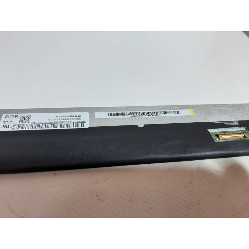 БУ Матриця (дисплей) 15.6" BOE NT156WHM-N46 (slim, eDP, 1366x768, 30pin, без доп. панелі та вушок)