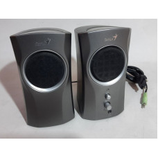 Used Speaker system 2.0 Genius SP-E120, 2W, 80 Hz – 20 kHz, plastic
