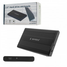 External pocket for HDD/SSD 2.5 GEMBIRD EE2-U2S-5, USB2.0, black