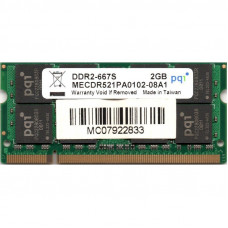 Used RAM 2 GB, DDR2, for laptops, PQI (667 MHz, 1.8 V, CL6, MECDR521PA0102-08A1)