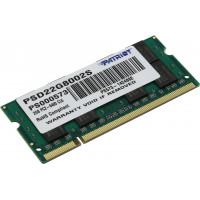 БУ Оперативна пам`ять 2 ГБ, DDR2, для ноутбуків, Patriot (800 МГц, 1.8 В, CL6, PSD22G8002S)