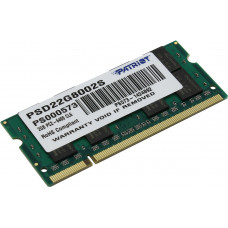 БУ Оперативная память 2 ГБ, DDR2, для ноутбуков, Patriot (800 МГц, 1.8 В, CL6, PSD22G8002S)
