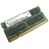 БУ Оперативная память 2 ГБ, DDR2, для ноутбуков, Qimonda (800 МГц, 1.8 В, CL6, HYS64T256020EDL-2.5C2