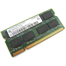 БУ Оперативная память 2 ГБ, DDR2, для ноутбуков, Qimonda (800 МГц, 1.8 В, CL6, HYS64T256020EDL-2.5C2