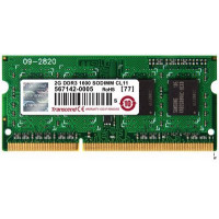 БУ Оперативна пам`ять 2 ГБ, DDR3, для ноутбуків, Transcend (1333 МГц, 1.5 В, CL9, TS256MSK64V6N)