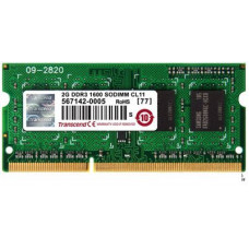 БУ Оперативная память 2 ГБ, DDR3, для ноутбуков, Transcend (1333 МГц, 1.5 В, CL9, TS256MSK64V6N)
