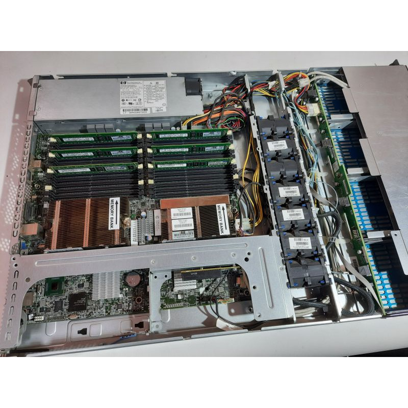 Used Server 1U HP ProLiant DL165 G7 (4x3.5") 2x Opteron 6136, 12Gb DDR3, B110i, HDD, 2x Lan, 500W