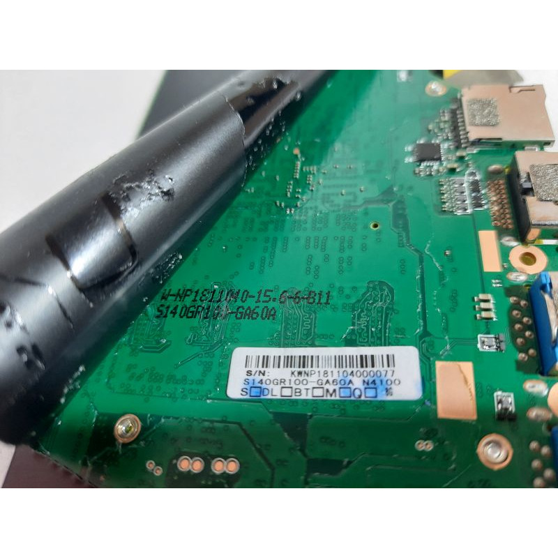 Used Motherboard for Teclast F15 laptop (Celeron N4100, Intel UHD 600, 8Gb DDR4, Wi-Fi)