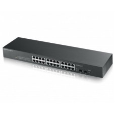 ZyXEL GS1100-24 Managed Switch, 24 x Gigabit, 2 x SFP