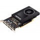 Used Video card PNY NVIDIA Quadro P2200 5GB GDDR5X, 160 bit, 1493/10024 MHz, 4xDisplayPort v1.4