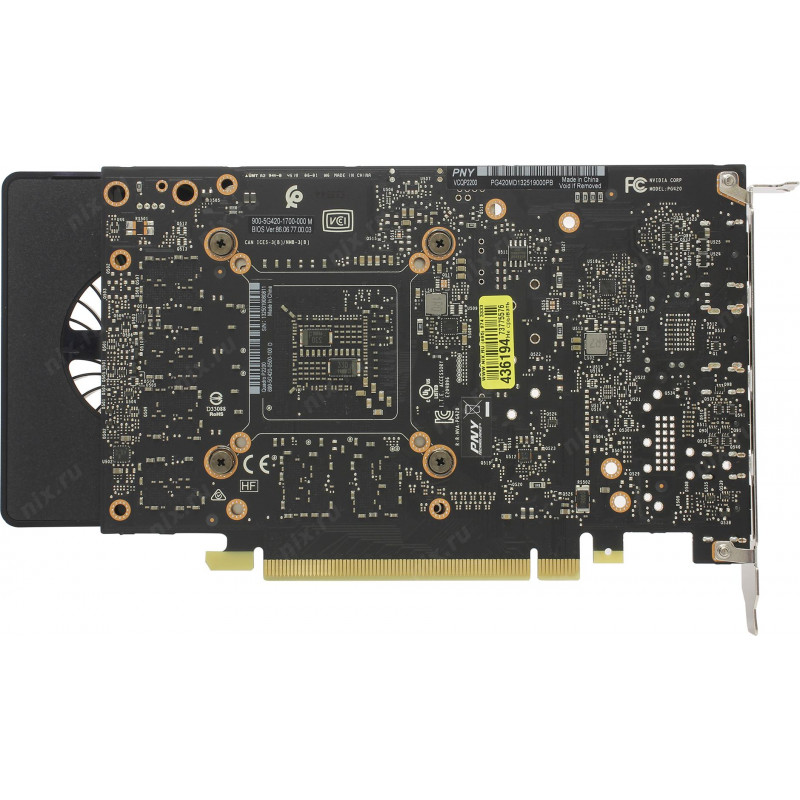 Used Video card PNY NVIDIA Quadro P2200 5GB GDDR5X, 160 bit, 1493/10024 MHz, 4xDisplayPort v1.4