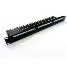 Used Patch panel 24 ports, 1U Digitus, Cat.5e, UTP (DN-91524U)