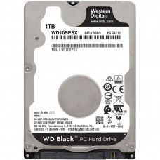 Used Hard drive 1 TB Western Digital (2.5", 7200 rpm, 64 MB, SATAIII, WD10SPSX)