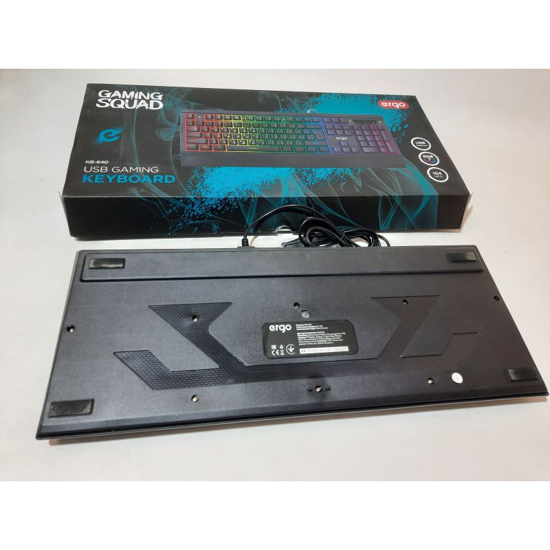 Ergo KB-640 wired gaming keyboard, backlight, USB