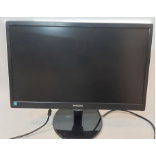 Уцінка! БУ Монітор 21.5" LED TN, Philips 223V5_4824, Full HD, VGA, DVI (тріщина, смуга)