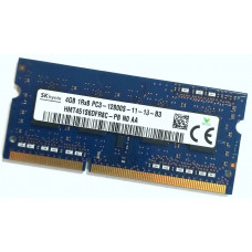 Used RAM 4 GB, DDR3, for laptops, SK hynix (1600 MHz, 1.5 V, CL11, HMT451S6DFR8C-PB)