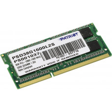 БУ Оперативная память 8 ГБ, DDR3L, для ноутбуков, Patriot (1600 МГц, 1.35 В, CL11, PSD38G1600L2S)