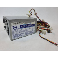 БУ Блок живлення 400 Вт High Power, 24+4 pin, живлення відеокарти - Ні, 80 мм, ATX, HP-400-A12S