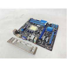 Used Motherboard s1156, ASUS P7H55-M/DVI/SI (4xDDR3, Intel H55, PCI-Ex16x1, VGA, DVI, microATX)