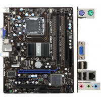 БУ Материнська плата s775, MSI G41M-SP20 (2xDDR3, Intel G41, PCI-Ex16x1, VGA, microATX)