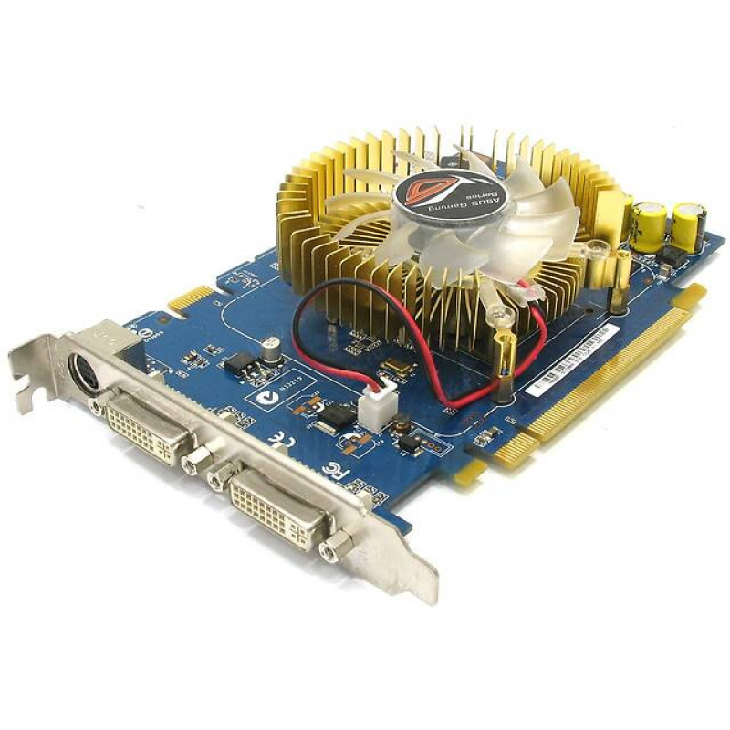 БУ Відеокарта ASUS GeForce 8600 GT (256 МБ, GDDR3, 128 біт, 675/2000 МГц, DVI, EN8600GTS/HTDP/256M