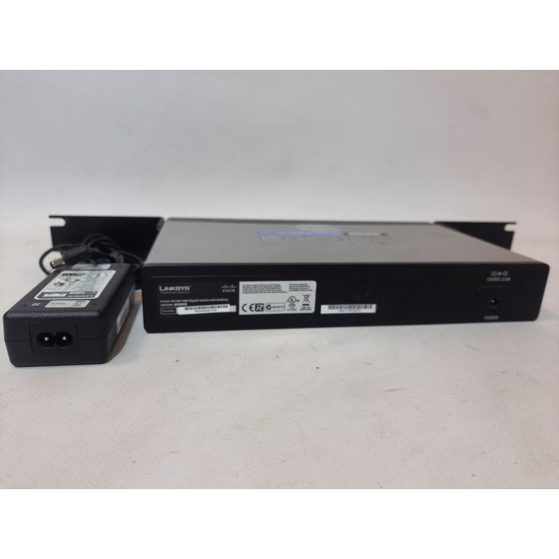 Linksys (Cisco) SRW2008 Layer 2 Managed Switch, 8 x Gigabit, 2 x SFP, Console