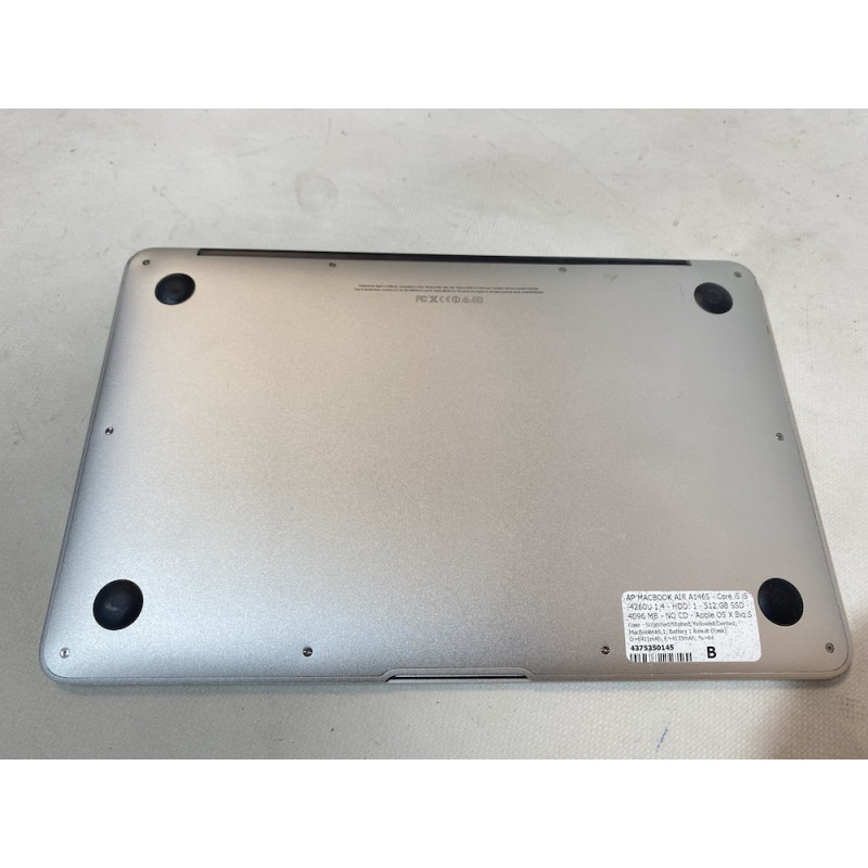 БУ Ноутбук 11.6" Apple MacBook Air 2014, Core i5-4260U (1.4 ГГц) 4GB DDR3, Intel HD 5000, 500GB SSD